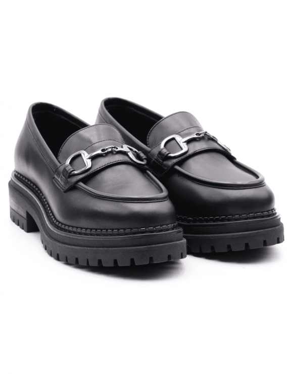 flat shoe loafer NERO GIARDINI I217715D 100